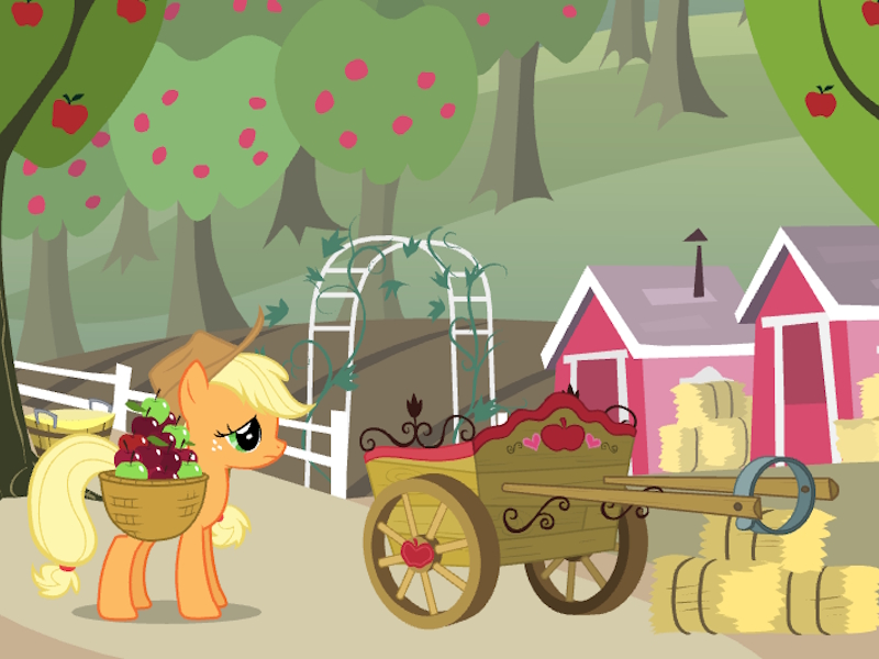 खेल मेरी छोटी टट्टू Applejack की सेब की फसल ऑनलाइन
